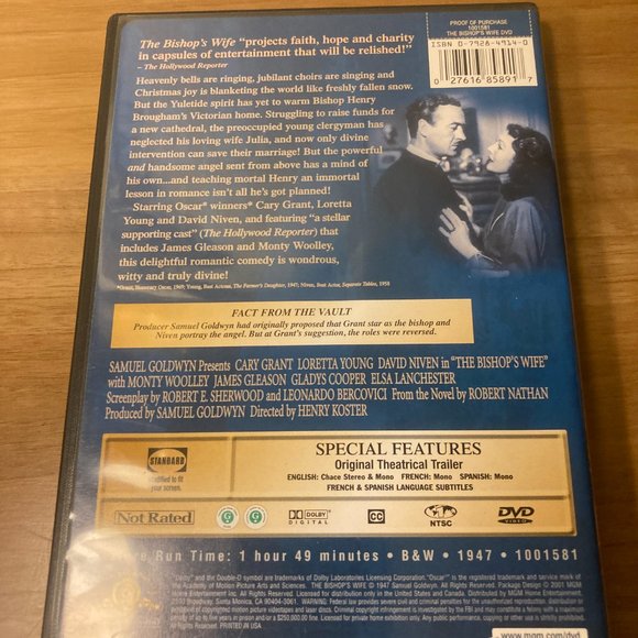 The Bishop's Wife (DVD) - Picture 2 of 4